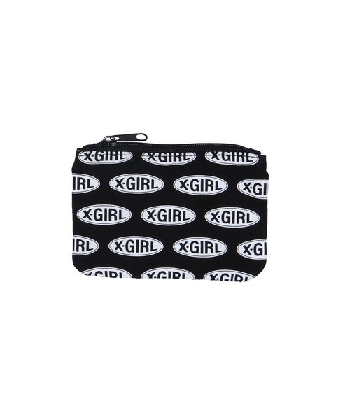 X-girl(エックスガール)の「CANVAS POUCH 2P SET(ポーチ・レディース・ホワイト/ブラック・ONE SIZE)」の8枚目の写真