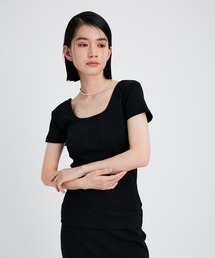 MILLER | 【Miller for ADAM ET ROPE'】別注Cup付Half Sleeve Tee(Tシャツ/カットソー)