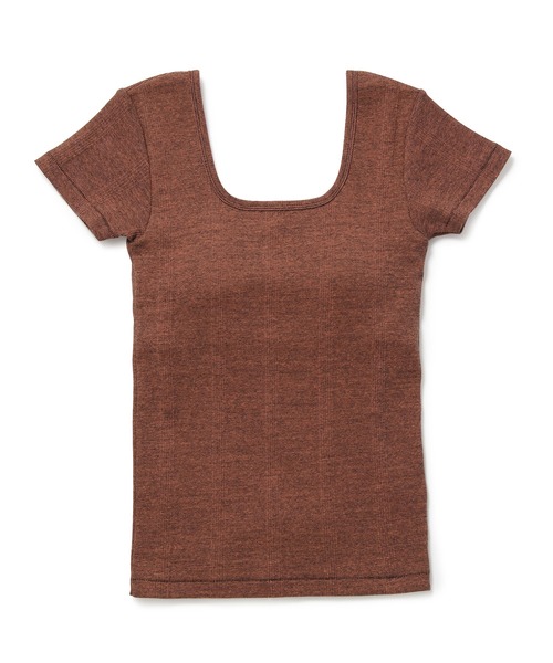 MILLER（ミラー）の「【Miller for ADAM ET ROPE'】別注Cup付Half Sleeve Tee（Tシャツ/カットソー・レディース・オレンジ/ブラック/グリーン・FREE）」の10枚目の写真