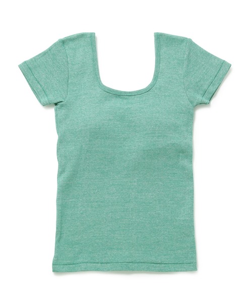 MILLER（ミラー）の「【Miller for ADAM ET ROPE'】別注Cup付Half Sleeve Tee（Tシャツ/カットソー・レディース・オレンジ/ブラック/グリーン・FREE）」の19枚目の写真