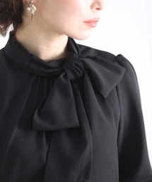 リボンボウタイブラウス