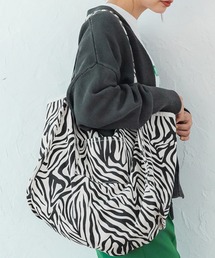 ゼブラキャンバストートバッグ
