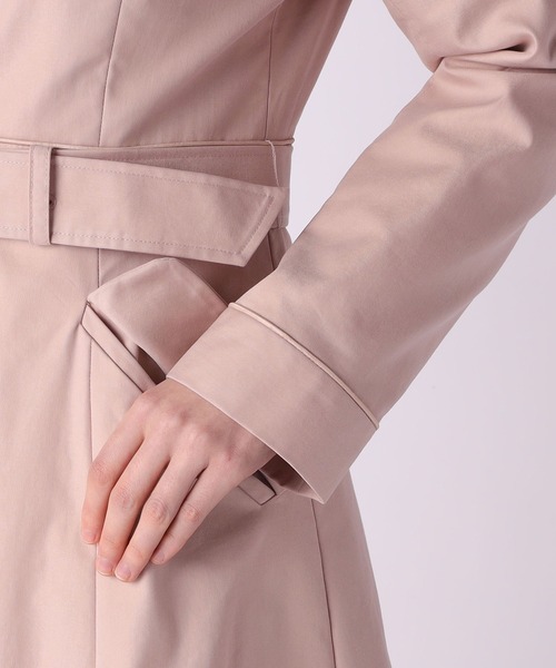 LAISSE PASSE（レッセパッセ）の「レディステンカラーコート（ステンカラーコート・レディース・ピンクベージュ/ベージュ・SMALL/MEDIUM）」の11枚目の写真