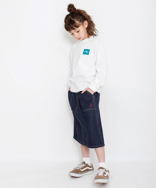 NAUTICA(ノーティカ)の「【NAUTICA/ノーティカ】飾りベルト付きスカート(スカート・キッズ・ベージュ/ネイビー・150/140/130/120)」の21枚目の写真
