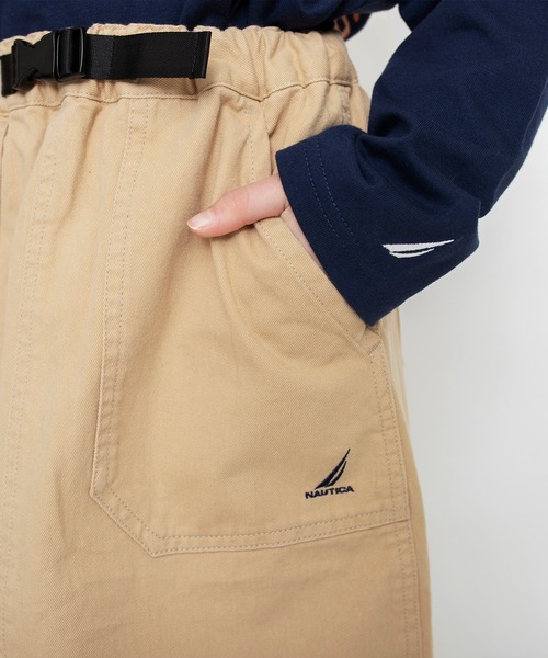 NAUTICA(ノーティカ)の「【NAUTICA/ノーティカ】飾りベルト付きスカート(スカート・キッズ・ベージュ/ネイビー・150/140/130/120)」の9枚目の写真