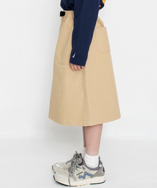 NAUTICA(ノーティカ)の「【NAUTICA/ノーティカ】飾りベルト付きスカート(スカート・キッズ・ベージュ/ネイビー・150/140/130/120)」の3枚目の写真