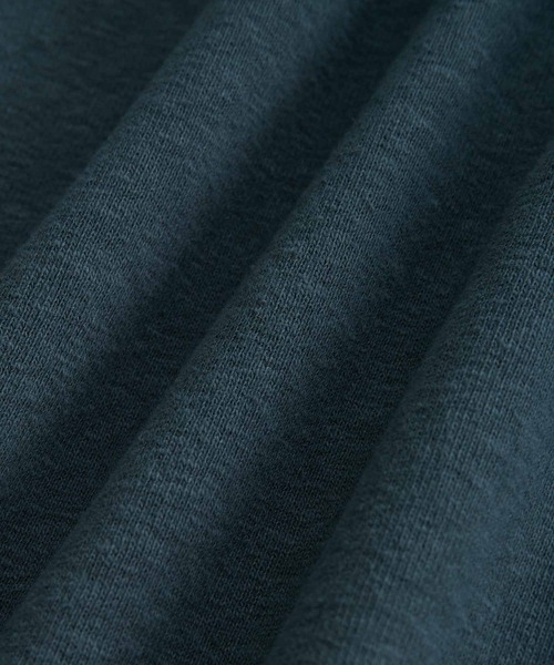 WILD LIFE TAILOR Adam et Rope'(ワイルドテーラーアダムエロペ )の「【WILD LIFE TAILOR】反毛裏毛 ハーフジップ スウェット(スウェット・メンズ・スミクロ/グリーン・M/L)」の12枚目の写真