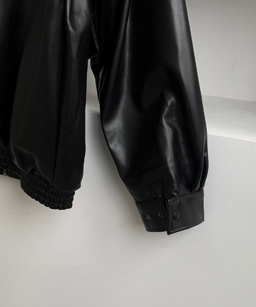 ASCLO(エジュクロ)の「ASCLO Over Fake Leather Jacket(ブルゾン・メンズ・ブラック・FREE)」の19枚目の写真