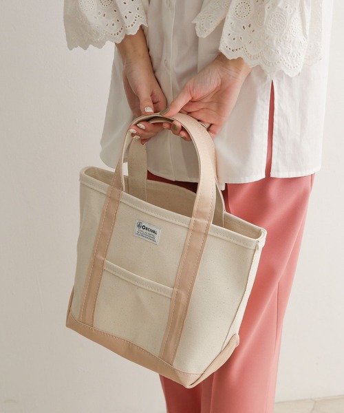 ORCIVAL（オーシバル）の「ORCIVAL　キャンバストートバッグ（トートバッグ・レディース・グレー系その他/ブラウン系その他/ベージュ系その他/パープル系その他・ONE）」の5枚目の写真