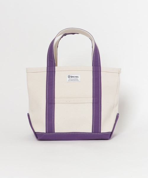 ORCIVAL（オーシバル）の「ORCIVAL　キャンバストートバッグ（トートバッグ・レディース・グレー系その他/ブラウン系その他/ベージュ系その他/パープル系その他・ONE）」の12枚目の写真