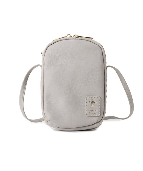 SHOO・LA・RUE（シューラルー）の「◆多機能ミニショルダー（ショルダーバッグ・レディース・ナチュラル/ピンク系/ライトパープル/ブルー・00）」の4枚目の写真