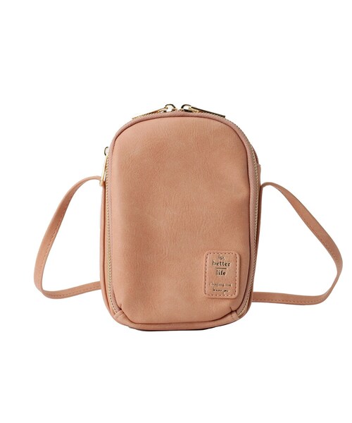 SHOO・LA・RUE（シューラルー）の「◆多機能ミニショルダー（ショルダーバッグ・レディース・ナチュラル/ピンク系/ライトパープル/ブルー・00）」の5枚目の写真