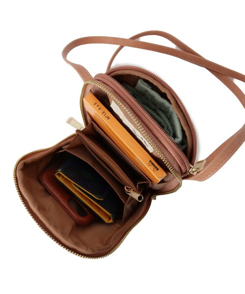 SHOO・LA・RUE（シューラルー）の「◆多機能ミニショルダー（ショルダーバッグ・レディース・ナチュラル/ピンク系/ライトパープル/ブルー・00）」の11枚目の写真