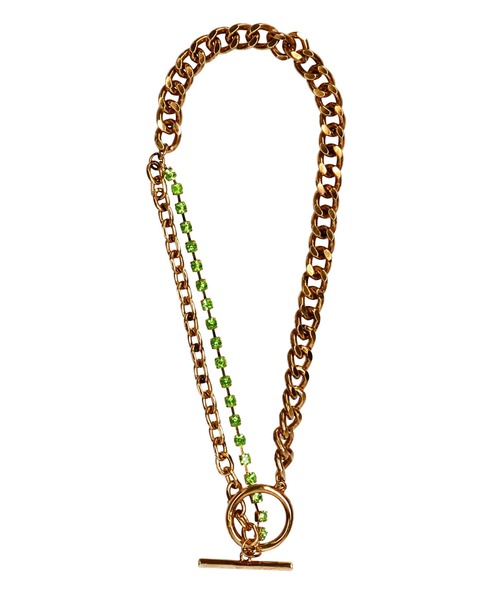 X-girl(エックスガール)の「CHAIN MIX NECKLACE(ネックレス・レディース・シルバー/ゴールド・ONE SIZE)」の17枚目の写真