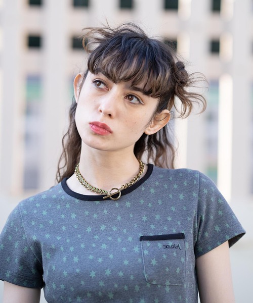 X-girl(エックスガール)の「CHAIN MIX NECKLACE(ネックレス・レディース・シルバー/ゴールド・ONE SIZE)」の6枚目の写真