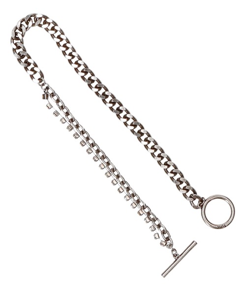 X-girl(エックスガール)の「CHAIN MIX NECKLACE(ネックレス・レディース・シルバー/ゴールド・ONE SIZE)」の10枚目の写真