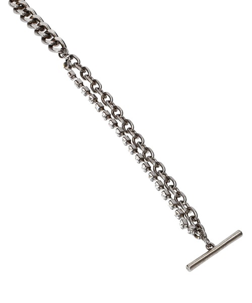 X-girl(エックスガール)の「CHAIN MIX NECKLACE(ネックレス・レディース・シルバー/ゴールド・ONE SIZE)」の11枚目の写真