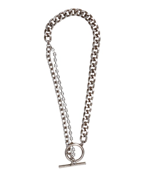 X-girl(エックスガール)の「CHAIN MIX NECKLACE(ネックレス・レディース・シルバー/ゴールド・ONE SIZE)」の16枚目の写真