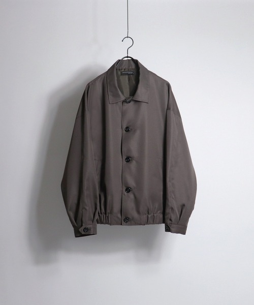 Confirm（コンファーム）の「Confirm / コンファーム 【セットアップ対応】ルーズショートステンブルゾン（ブルゾン・メンズ・オフホワイト/ダークブルー/ブラック/アッシュブラウン・M/L）」の12枚目の写真