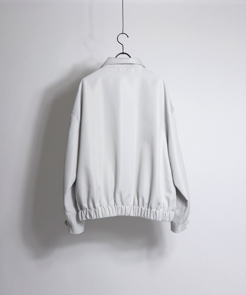 Confirm（コンファーム）の「Confirm / コンファーム 【セットアップ対応】ルーズショートステンブルゾン（ブルゾン・メンズ・オフホワイト/ダークブルー/ブラック/アッシュブラウン・M/L）」の5枚目の写真