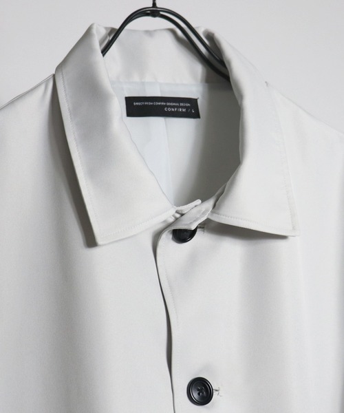 Confirm（コンファーム）の「Confirm / コンファーム 【セットアップ対応】ルーズショートステンブルゾン（ブルゾン・メンズ・オフホワイト/ダークブルー/ブラック/アッシュブラウン・M/L）」の14枚目の写真