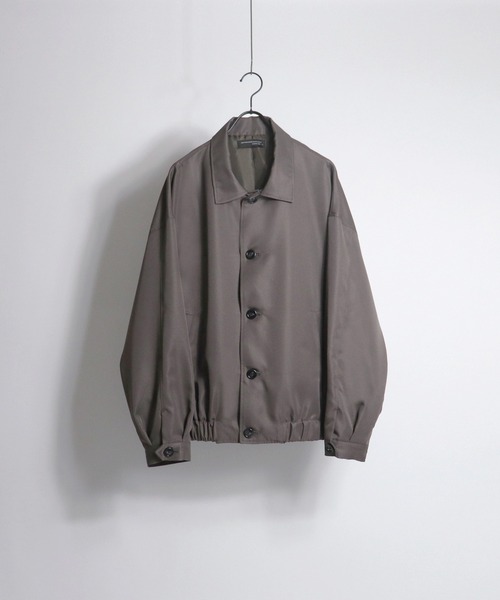 Confirm（コンファーム）の「Confirm / コンファーム 【セットアップ対応】ルーズショートステンブルゾン（ブルゾン・メンズ・オフホワイト/ダークブルー/ブラック/アッシュブラウン・M/L）」の17枚目の写真