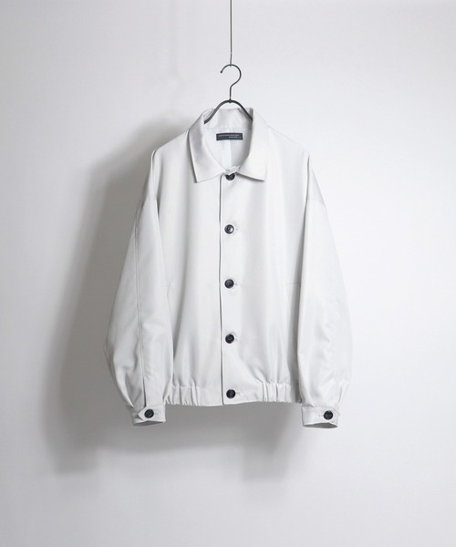 Confirm（コンファーム）の「Confirm / コンファーム 【セットアップ対応】ルーズショートステンブルゾン（ブルゾン・メンズ・オフホワイト/ダークブルー/ブラック/アッシュブラウン・M/L）」の20枚目の写真