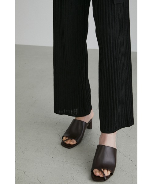 STYLEMIXER(スタイルミキサー)の「クロシェドライニットパンツ(その他パンツ・レディース・ライトベージュ/ライトグリーン/ブラック・MEDIUM/SMALL)」の7枚目の写真