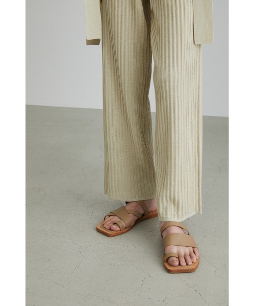 STYLEMIXER(スタイルミキサー)の「クロシェドライニットパンツ(その他パンツ・レディース・ライトベージュ/ライトグリーン/ブラック・MEDIUM/SMALL)」の12枚目の写真