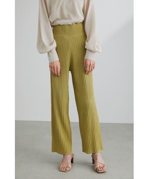 STYLEMIXER(スタイルミキサー)の「クロシェドライニットパンツ(その他パンツ・レディース・ライトベージュ/ライトグリーン/ブラック・MEDIUM/SMALL)」の16枚目の写真