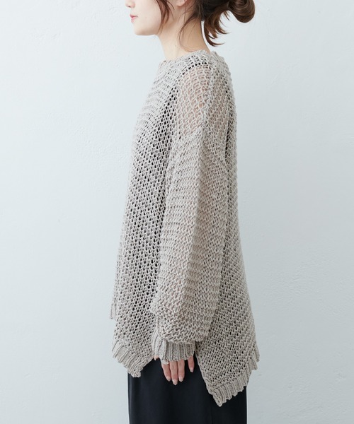 PUAL CE CIN（ピュアルセシン）の「リリーヤーンプルオーバー（ニット/セーター・レディース・ベージュ/グレー/アイボリー・FREE）」の16枚目の写真