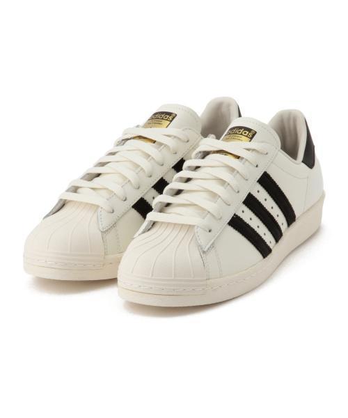 adidas(アディダス)の「adidas / SuperStar80S(スニーカー・メンズ・ブラック・27.5cm/28.0cm/27.0cm/26.0cm/26.5cm)」の2枚目の写真
