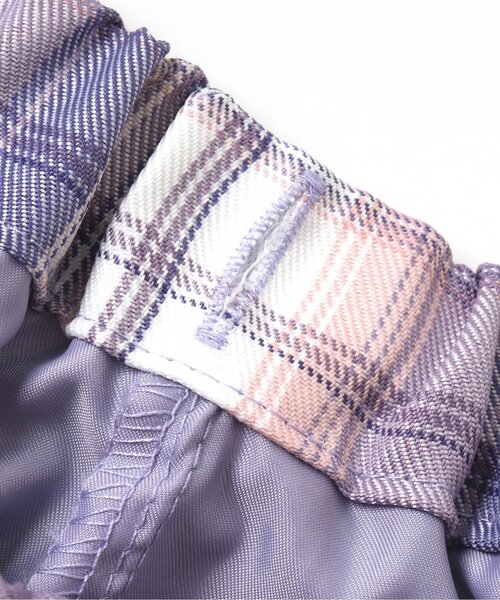 algy（アルジー）の「ロゴテーププリーツスカパン（スカート・キッズ・ベージュ/ラベンダー/ブラック・XX-SMALL/SMALL/MEDIUM/X-SMALL）」の5枚目の写真