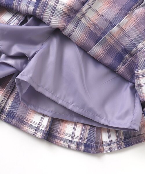 algy（アルジー）の「ロゴテーププリーツスカパン（スカート・キッズ・ベージュ/ラベンダー/ブラック・XX-SMALL/SMALL/MEDIUM/X-SMALL）」の13枚目の写真