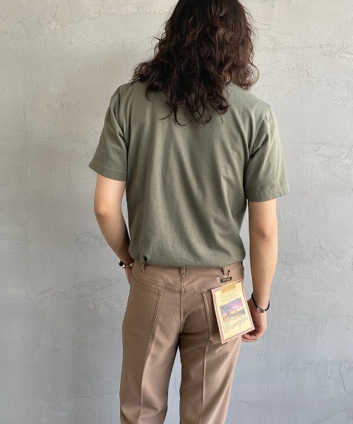 LACOSTE（ラコステ）の「[LACOSTE/ラコステ] クラシックフィット ワンポイントロゴTシャツ（Tシャツ/カットソー・レディース・オリーブ/ホワイト/ブラック/ベージュ/ネイビー・4/3/5/2）」の13枚目の写真