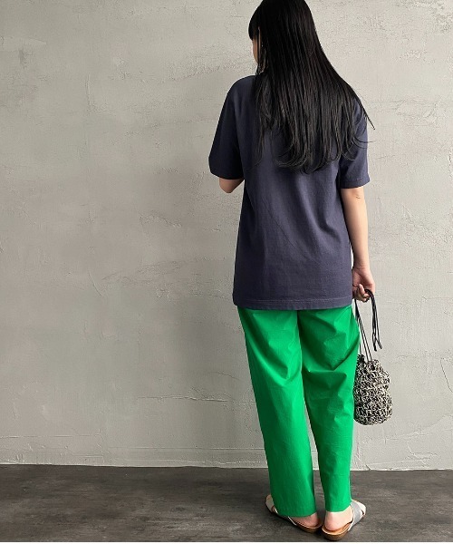 LACOSTE（ラコステ）の「[LACOSTE/ラコステ] クラシックフィット ワンポイントロゴTシャツ（Tシャツ/カットソー・レディース・オリーブ/ホワイト/ブラック/ベージュ/ネイビー・4/3/5/2）」の10枚目の写真