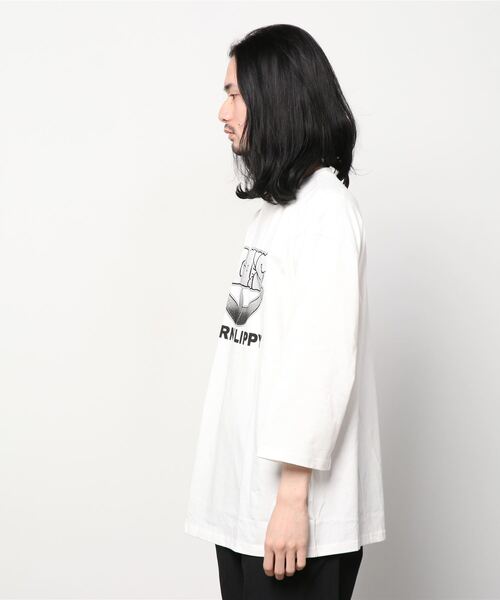 ALDIES(アールディーズ)の「Born Slippy Half Sleeve T / ボーンスリッピーハーフスリーブT(Tシャツ/カットソー・メンズ・ホワイト/マルチ/ブラック・MEDIUM/LARGE/SMALL)」の12枚目の写真