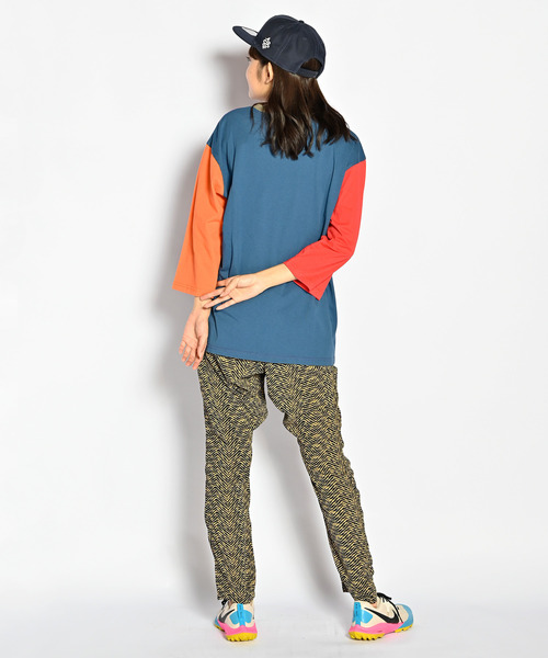 ALDIES(アールディーズ)の「Born Slippy Half Sleeve T / ボーンスリッピーハーフスリーブT(Tシャツ/カットソー・メンズ・ホワイト/マルチ/ブラック・MEDIUM/LARGE/SMALL)」の9枚目の写真