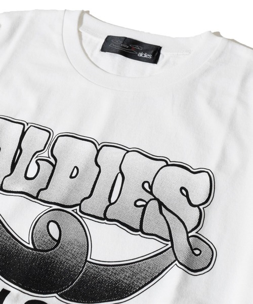 ALDIES(アールディーズ)の「Born Slippy Half Sleeve T / ボーンスリッピーハーフスリーブT(Tシャツ/カットソー・メンズ・ホワイト/マルチ/ブラック・MEDIUM/LARGE/SMALL)」の21枚目の写真