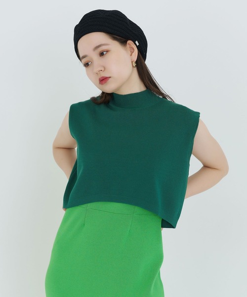 TINA：JOJUN（ティーナジョジュン）の「透かし編み サマーベレー帽 TINA：JOJUN（ハンチング/ベレー帽・レディース・ベージュ/ブラック・F）」の11枚目の写真