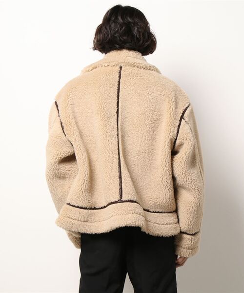 Retro Grade（レトログレード）の「【RETRO GRADE/レトロ グレード】ルーズ ボア B-3 / LOOSE BOA B-3（ブルゾン・メンズ・ナチュラル・MEDIUM/LARGE）」の4枚目の写真