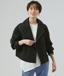 カジュアルショートブルゾン