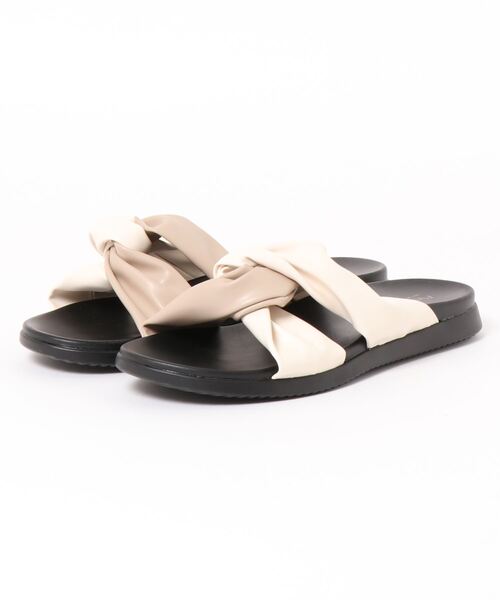 チャイハネ（チャイハネ）の「【チャイハネ】バイカラークロスMEN'Sサンダル（サンダル・メンズ・ブラック/ベージュ/カーキ・LL/L）」の4枚目の写真