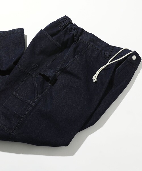 Firsthand(ファーストハンド)の「UN/ユーエヌ PAINTER PANTS(デニムパンツ・メンズ・ネイビー/ブルー・MEDIUM/LARGE)」の1枚目の写真