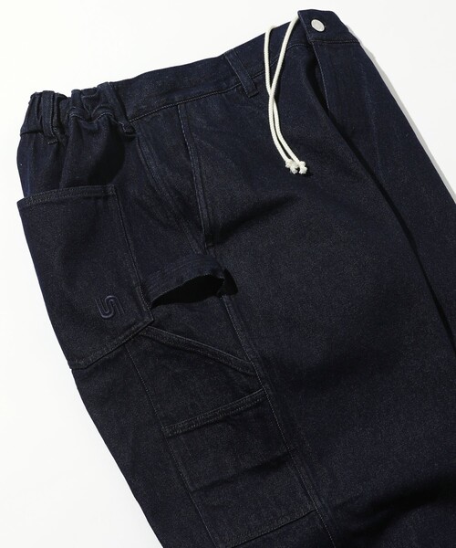 Firsthand(ファーストハンド)の「UN/ユーエヌ PAINTER PANTS(デニムパンツ・メンズ・ネイビー/ブルー・MEDIUM/LARGE)」の4枚目の写真