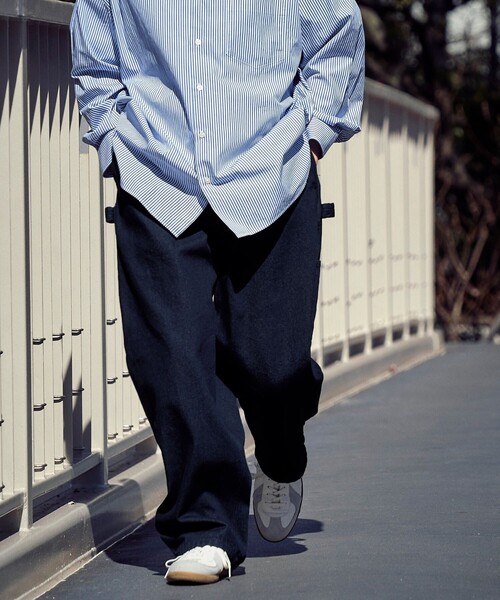 Firsthand(ファーストハンド)の「UN/ユーエヌ PAINTER PANTS(デニムパンツ・メンズ・ネイビー/ブルー・MEDIUM/LARGE)」の9枚目の写真