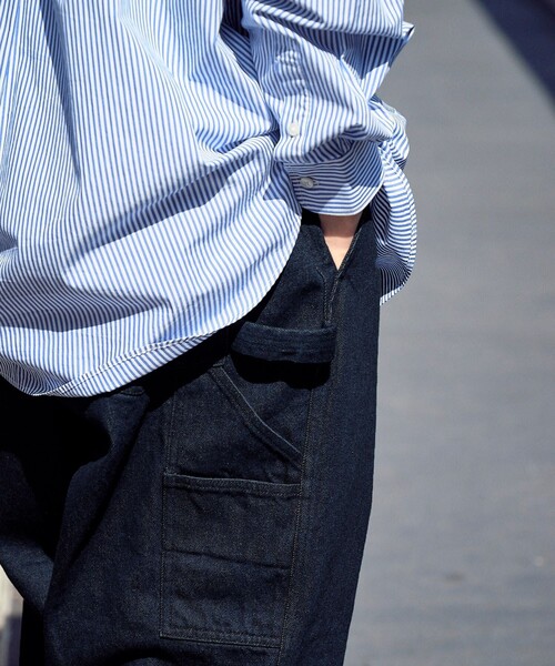 Firsthand(ファーストハンド)の「UN/ユーエヌ PAINTER PANTS(デニムパンツ・メンズ・ネイビー/ブルー・MEDIUM/LARGE)」の15枚目の写真
