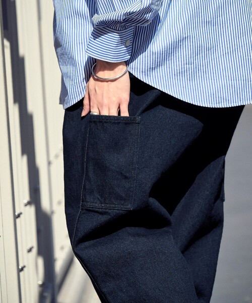 Firsthand(ファーストハンド)の「UN/ユーエヌ PAINTER PANTS(デニムパンツ・メンズ・ネイビー/ブルー・MEDIUM/LARGE)」の19枚目の写真