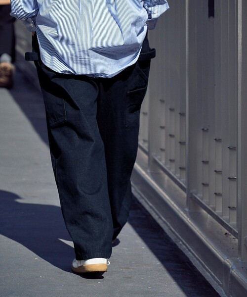 Firsthand(ファーストハンド)の「UN/ユーエヌ PAINTER PANTS(デニムパンツ・メンズ・ネイビー/ブルー・MEDIUM/LARGE)」の6枚目の写真