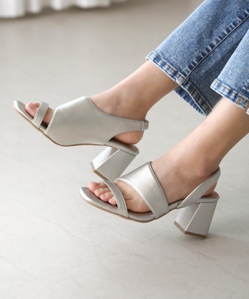 Bou Jeloud（ブージュルード）の「スネイルサンダル（サンダル・レディース・ライトブルー/ブラック/シルバー/アイボリー/モカ・S/M/L）」の5枚目の写真